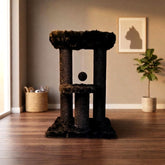 Premium Double Top with Curve Scratching Post