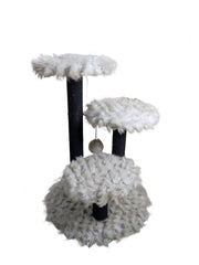 Premium Triple Round Top Scratching Post