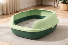 Anti Splash Turtle Themed Litter Tray