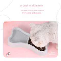 Bone Shaped Food Bowl