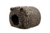 Cat Face Convertible Bed & House with Fur