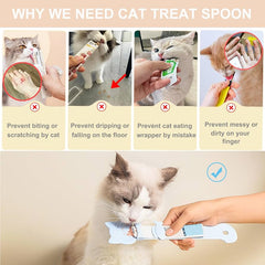 Cat Treat Feeding Spoon