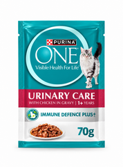 Purina One 1+ Chicken with Gravy Jelly Pouch 70g