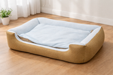Flat Bed for Pets with Cushion