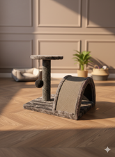 Premium Single Top Scratching Post with Arch