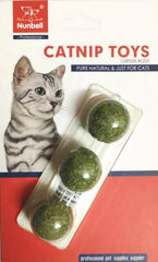 Nunbell Catnip Ball Toy - Set of 3