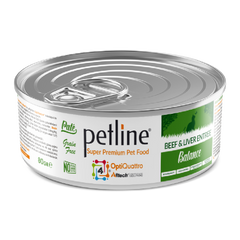 Petline Beef & Liver Wet Food Tin - 80g