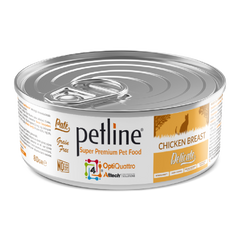 Petline Chicken Entrée Wet Food Tin - 80g