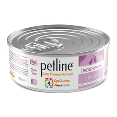 Petline Chicken Breast Kitten Wet Food Tin - 80g
