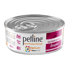 Petline Salmon Sensiplus Wet Food Tin - 80g
