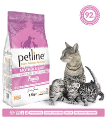 Petline Mother & Baby Cat Food 1.5kg