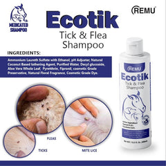 Remu Ecotik Shampoo For Tick and Flea