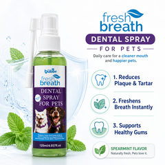 Thai Buddy Fresh Breath Dental Spray for Pets 120ml