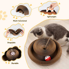 Twisting Scratcher Toy for Cats