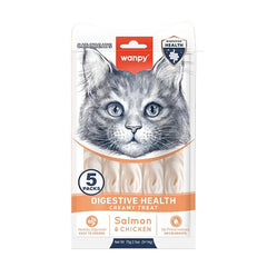 Wanpy Digestive Health Creamy Treat - Salmon & Chicken