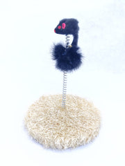 Scratch Post for Cats with Toy Mouse