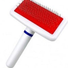 White Grooming Brush for Pets