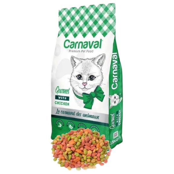 Carnaval Premium Adult Cat Food Gourmet With Chicken 1.5kg