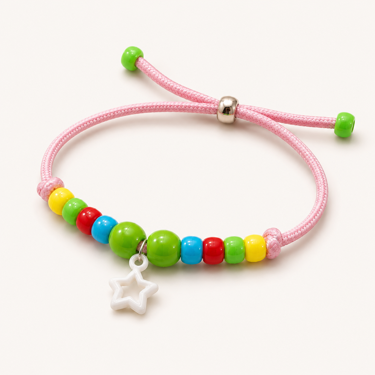 Adjustable Beaded Cat Neckalce with Pendant