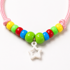 Adjustable Beaded Cat Neckalce with Pendant