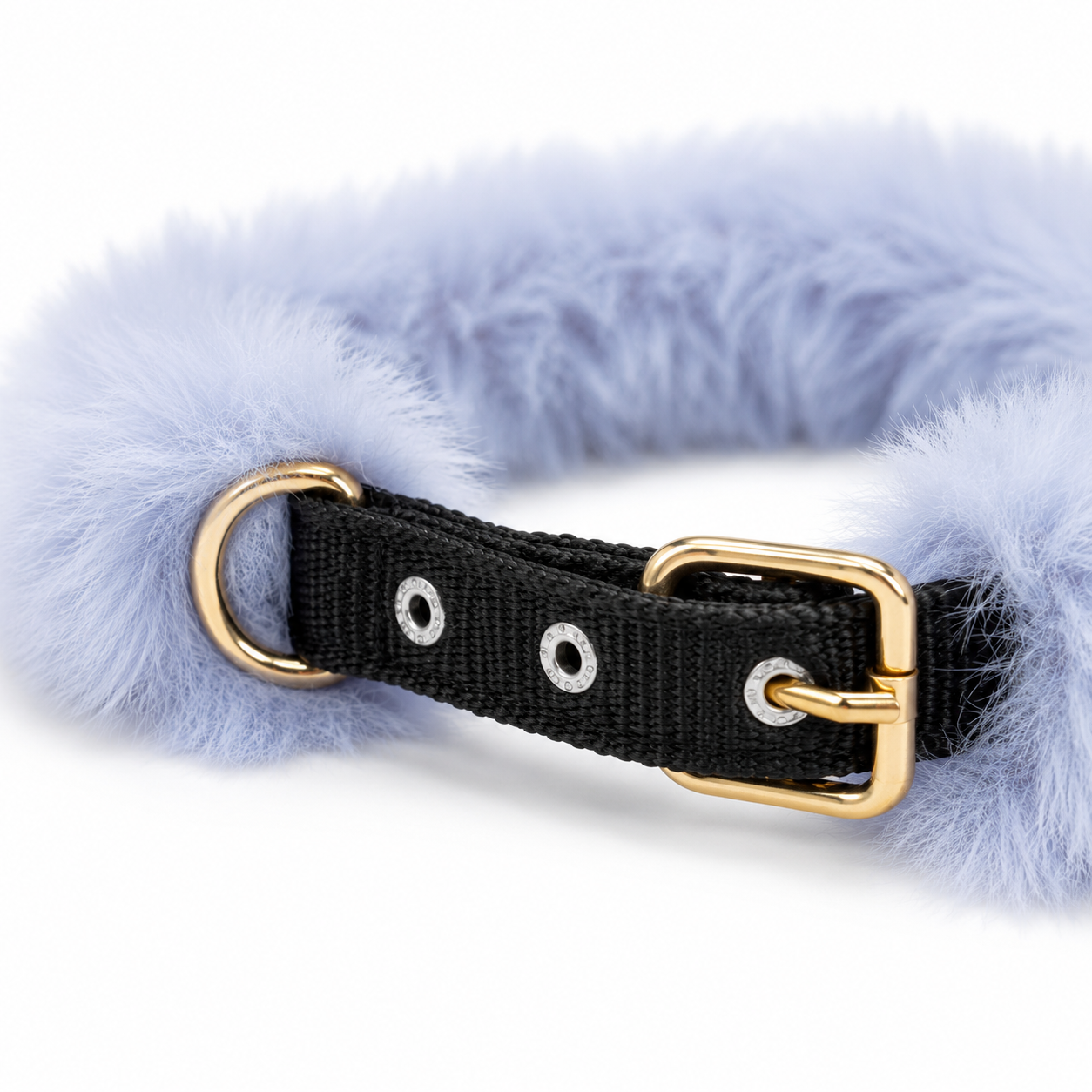 Adjustable Pet Collar with Fur - Mix Colors