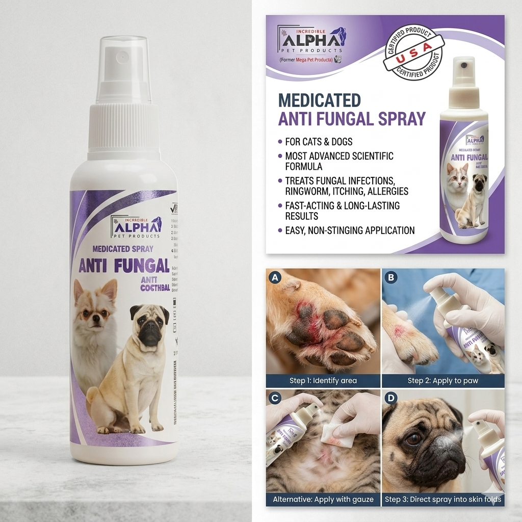 Alpha Anti-Fungal Spray for Cats & Dogs