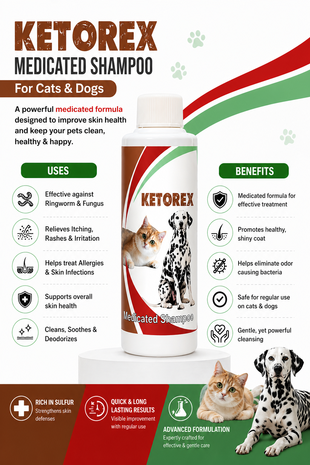 Alpha Ketorex Medicated Shampoo