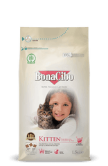 Bonacibo Kitten Food Chicken and Rice - 1.5 KG