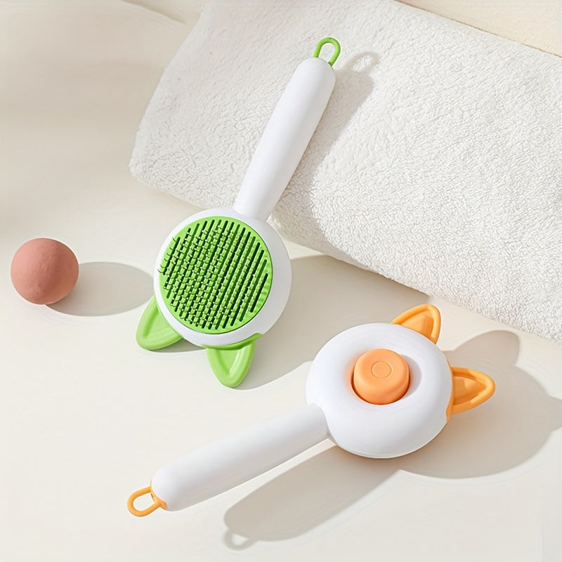 Cat Ear Button Brush for Pets
