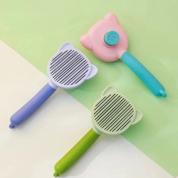 Cat Face Button Brush