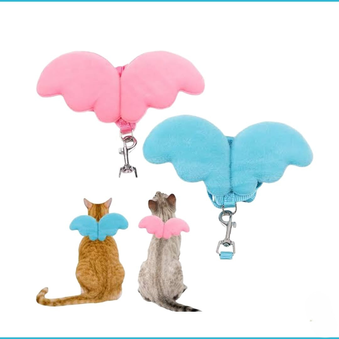 Cat Angel Wings Harness + Leash