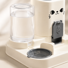 Cat Face Food & Water Dispenser