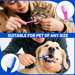 Double Headed Toothbrush for Pets