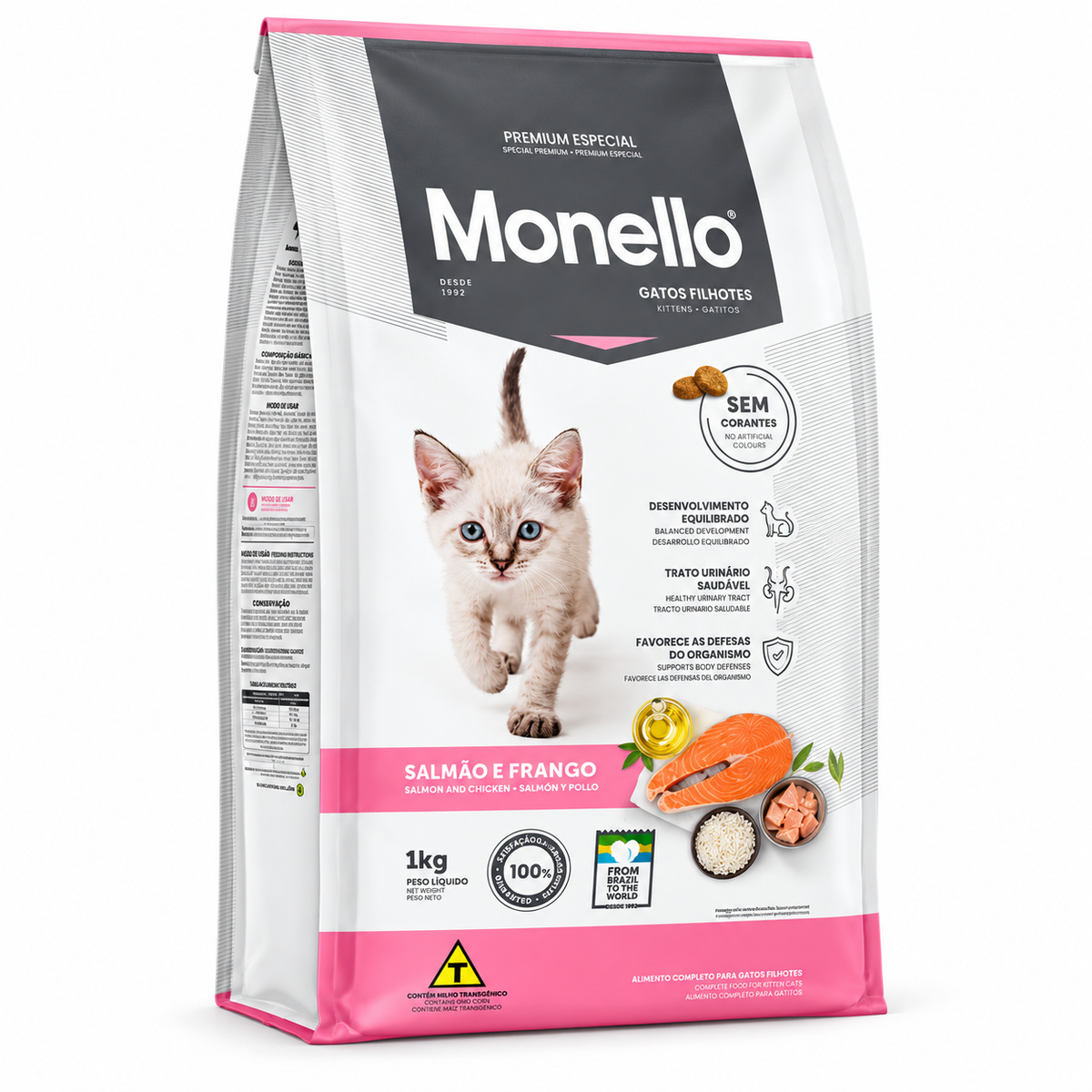Monello Kitten Chicken & Rice Cat Food 1kg