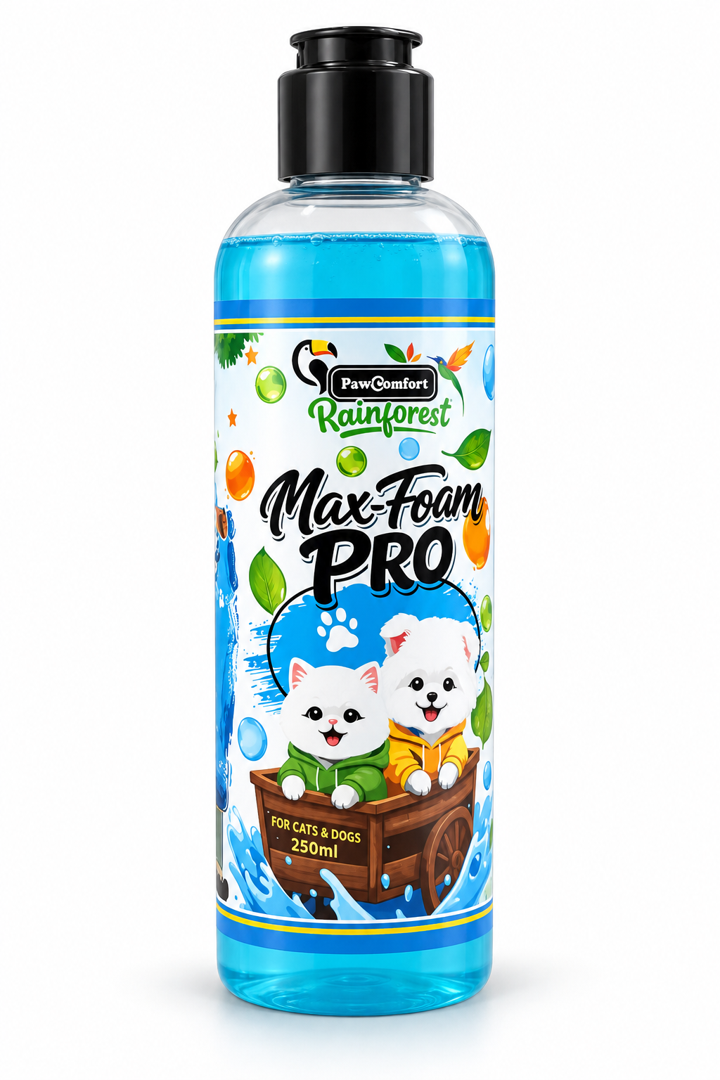 Paw Comfort Max-Foam Pro Shampoo for Cats & Dogs