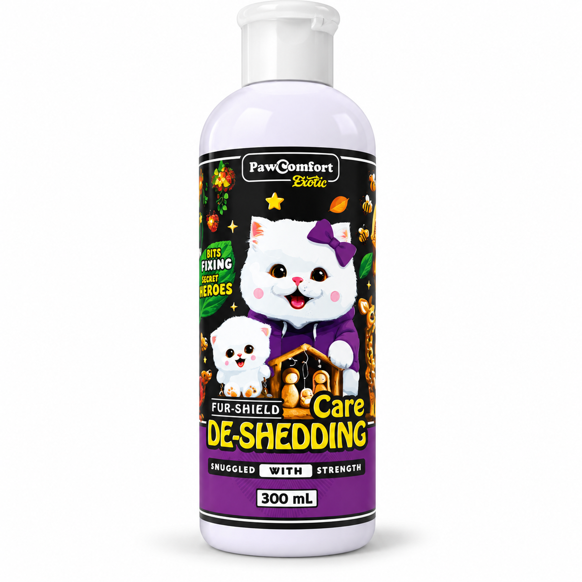 Paw Comfort De-shedding Care Shampoo for Cats 300ml