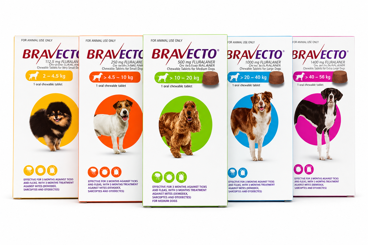 Bravecto Chewable Tablets for Dogs