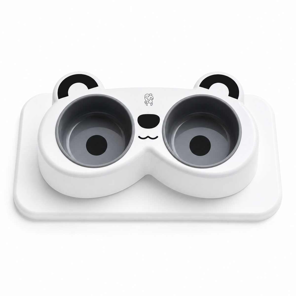Double Sided Panda Food Bowl for Pets