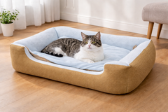 Flat Bed for Pets with Cushion