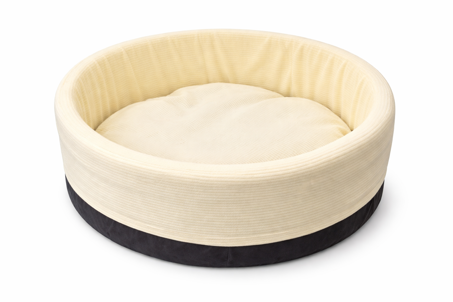 Round Deep Bed with Cushion for Pets