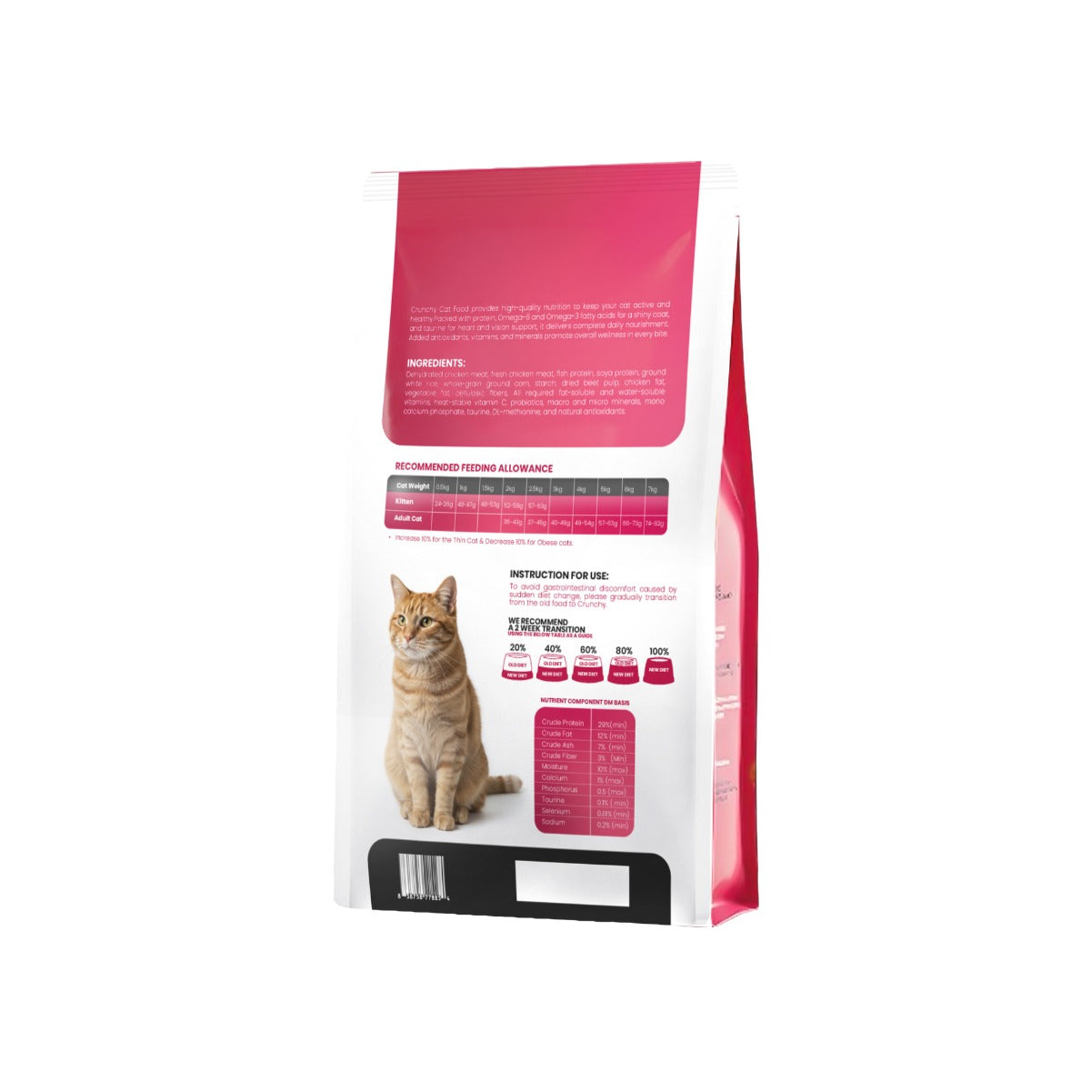 Crunchy Chicken All Stage Cat Food 1kg