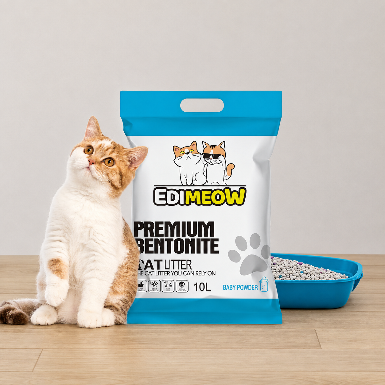 Edimeow Bentonite Cat Litter 10L