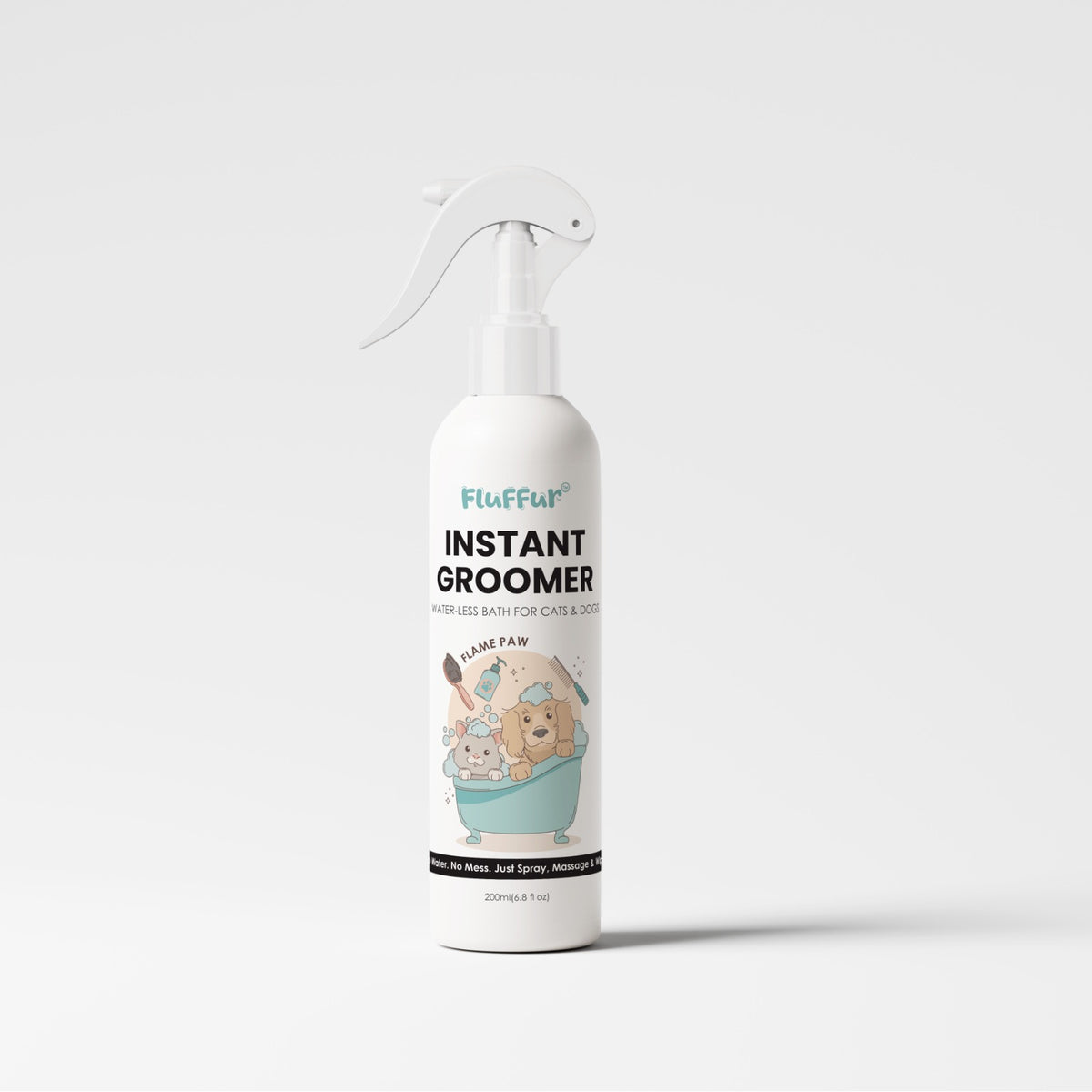 Fluffur Instant Groomer Waterless Bath Spray 200ml
