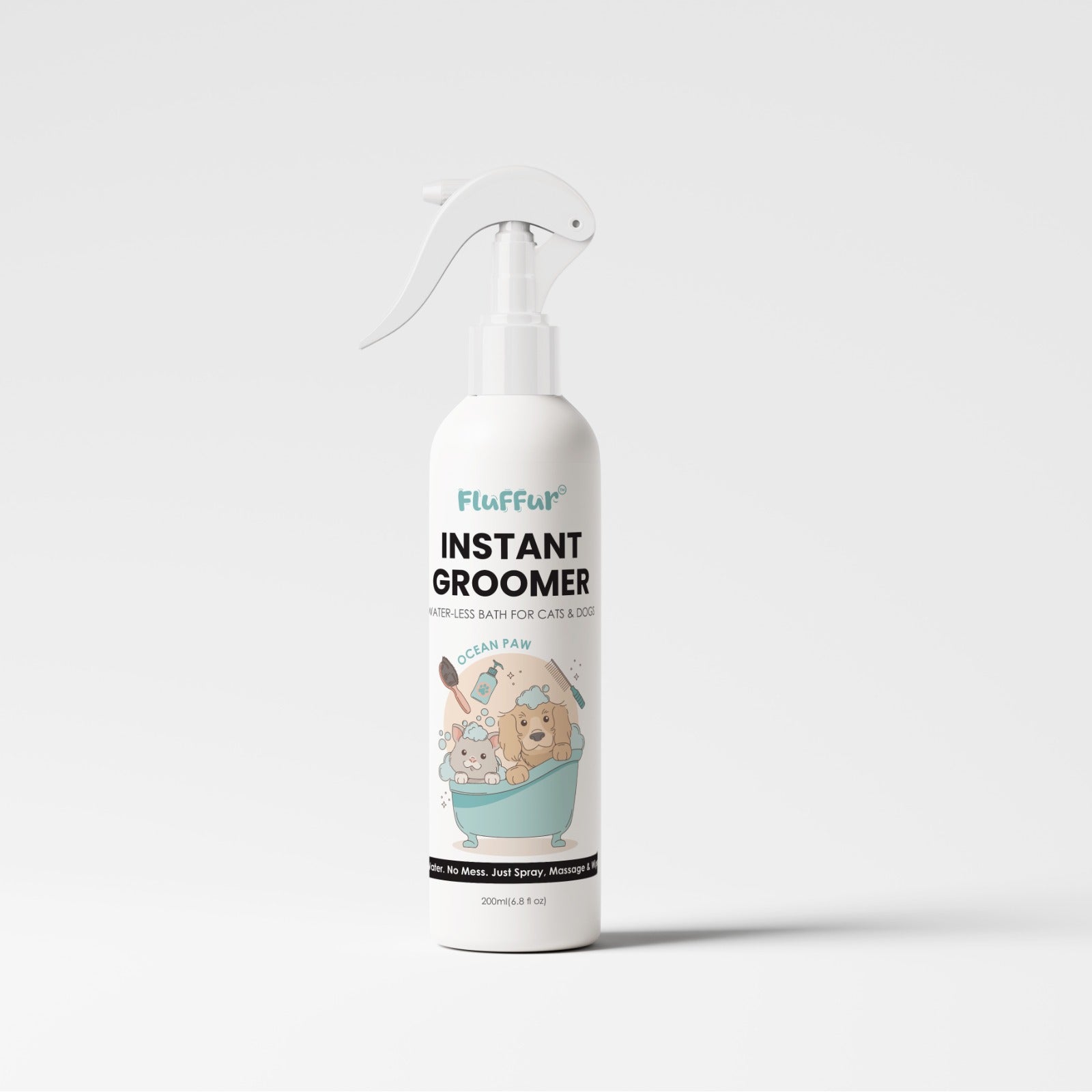 Fluffur Instant Groomer Waterless Bath Spray 200ml