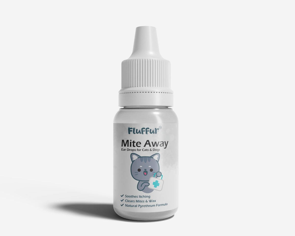 Fluffur Mite Away - Ear Drops for Pets 15ml