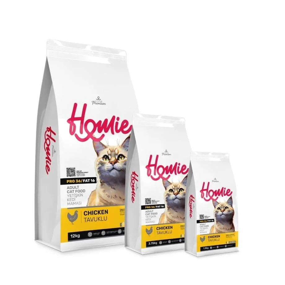Homie Super Premium Low Grain Adult Cat Food - Chicken