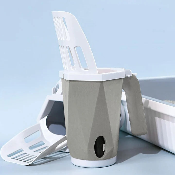 Litter Scoop with Trash Bag Roll