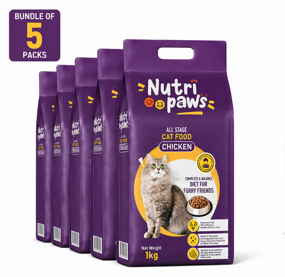 Nutri Paws All Life Stage Cat Food Chicken 1kg