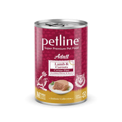 Petline Adult Wet Cat Food Lamb & Carrots 395g