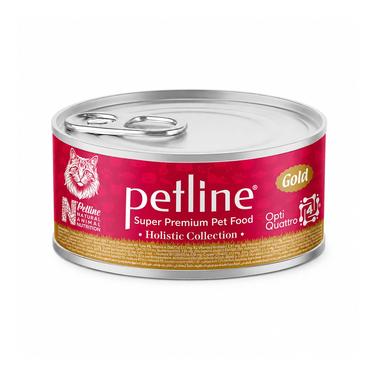 Petline Adult Wet Cat Food Liver & Chicken 85g - Gold Series